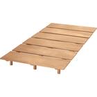 シングルベッドフレーム(BN-002HL ヘッドレストなし LBR) 1枚目画像