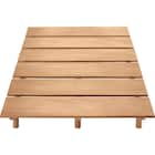 シングルベッドフレーム(BN-002HL ヘッドレストなし LBR) 2枚目画像