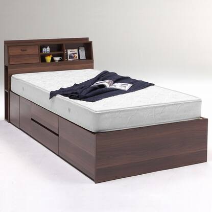 収納付き シングルベッドフレーム(KC MBR)通販 | ニトリネット【公式  