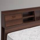 収納付き シングルベッドフレーム(KC DBR) 5枚目画像