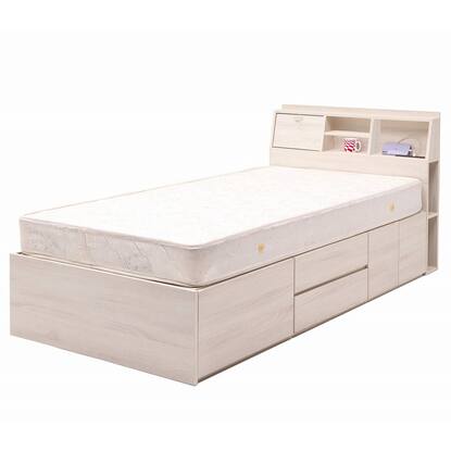 収納付き シングルベッドフレーム(KC WW)通販 | ニトリネット【公式  