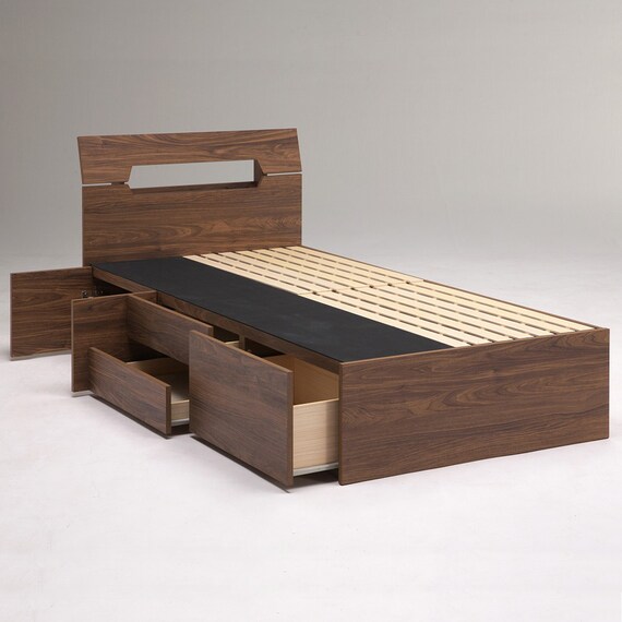 収納付き シングルベッドフレーム(KR MBR) 3枚目画像