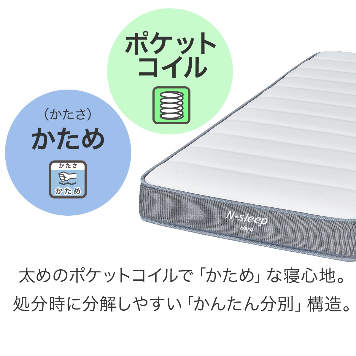 おすすめ木製ベッド+マットレスセット(LC-001 GK MBR-S/CH2-02