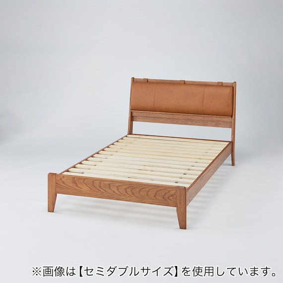 すのこベッド + ヘッドクッションセット シングル (Living in Comfort / ANV001 MBR) 1枚目画像