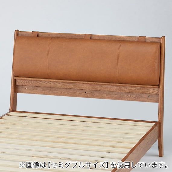すのこベッド + ヘッドクッションセット シングル (Living in Comfort / ANV001 MBR) 3枚目画像