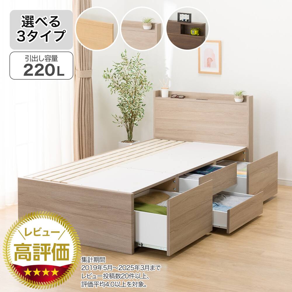 万代店 ニトリ 4つ折りすのこベット 旨 