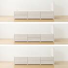 【大容量収納付き】チェストベッドフレーム(シングル N-ジオF WW 40M-T) 17枚目画像