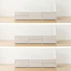 【大容量収納付き】チェストベッドフレーム(シングル N-ジオF WW 40M-T) 17枚目画像