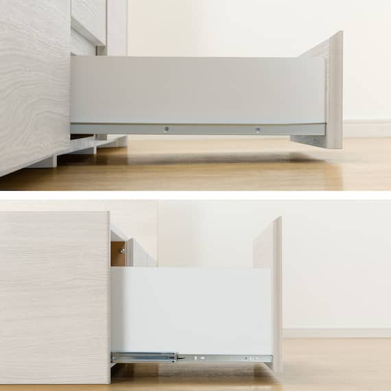 【大容量収納付き】チェストベッドフレーム(シングル N-ジオF WW 40M-T) 23枚目画像