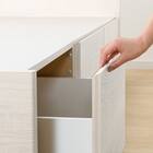 【大容量収納付き】チェストベッドフレーム(シングル N-ジオF WW 40M-T) 24枚目画像