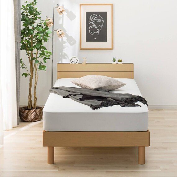 すのこシングルベッドフレーム(MF-301 LBR) 18枚目画像