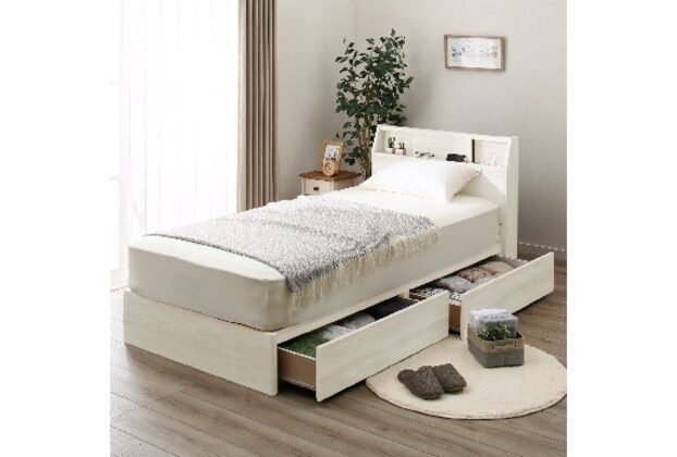 セミダブル ベッドフレーム+マットレス ニトリ(アザン3 チェスト40) セミダブル ベッドフレーム+マットレス ニトリ(アザン3 チェスト40