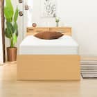 跳ね上げすのこベッドフレーム(JN-300/LBR) 8枚目画像