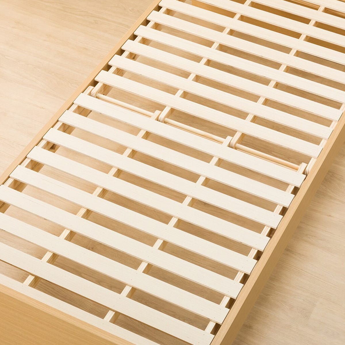 跳ね上げすのこベッドフレーム(JN-300/LBR) | ニトリネット【公式