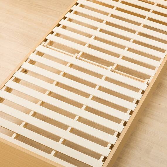 跳ね上げすのこベッドフレーム(JN-300/LBR) 18枚目画像