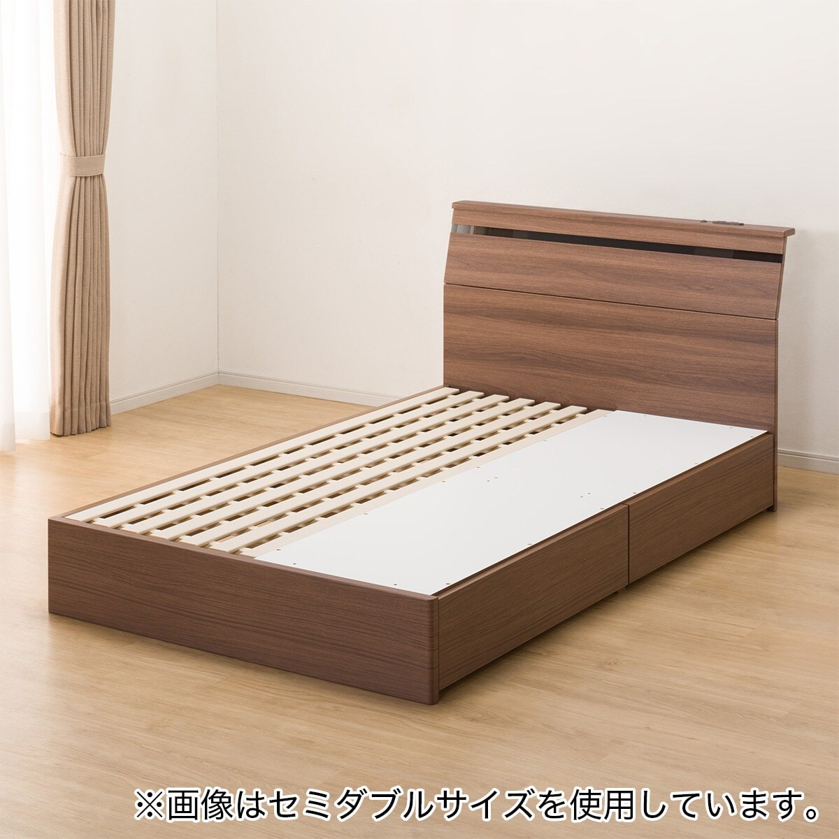 シングルベッドフレーム(EB-002 引出し付き MBR DR) | ニトリネット
