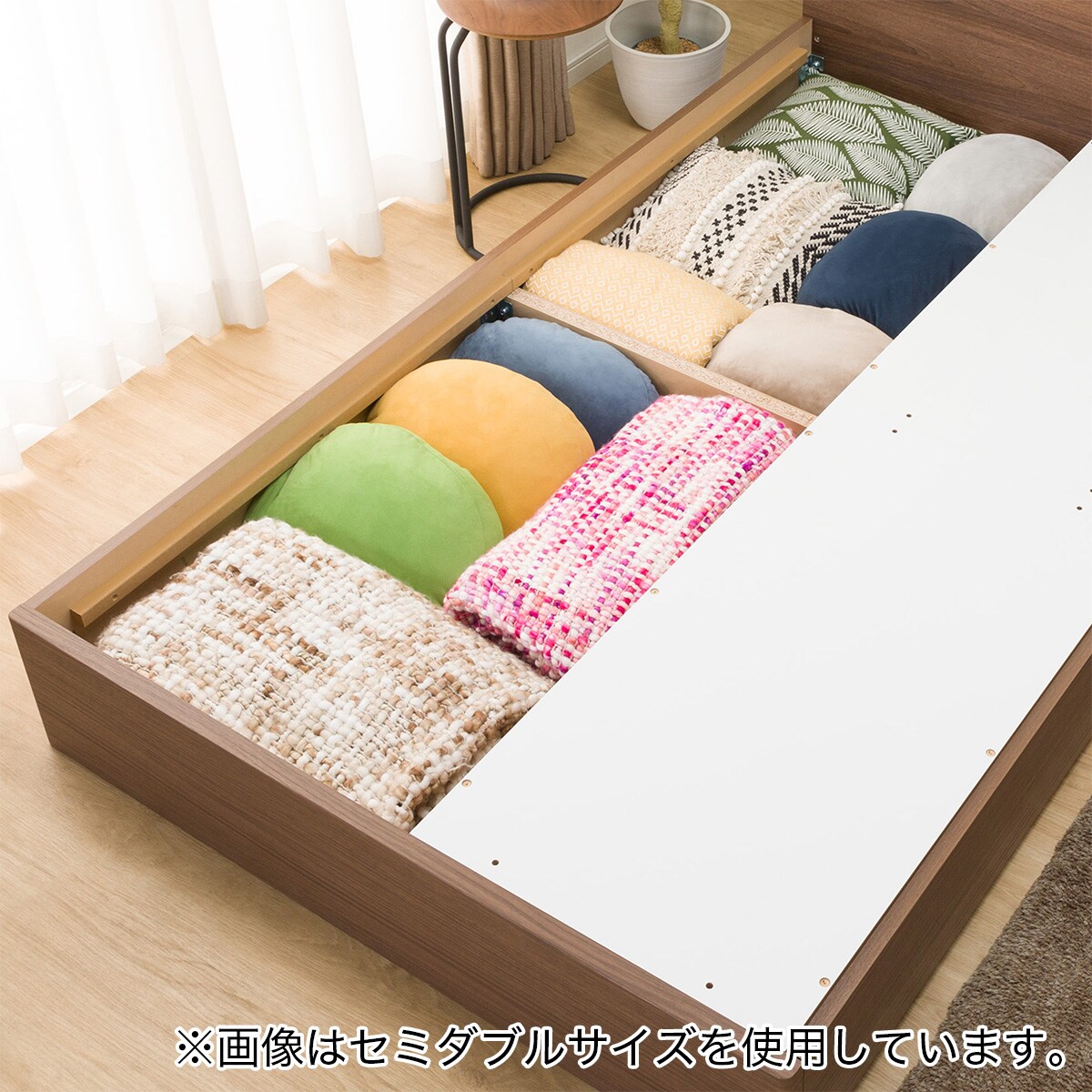 シングルベッドフレーム(EB-002 引出し付き MBR DR) | ニトリネット