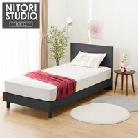 シングルベッドフレーム(NS-001 BK LEG/LOW 床板)