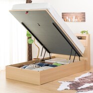 縦開き跳ね上げ収納付きベッドフレーム Opグランcタテ 通販 ニトリネット 公式 家具 インテリア通販