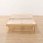 シングルすのこベッドフレームマットレスセット(BF-302 LBR/RX05) 14枚目画像