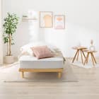 シングルすのこベッドフレーム(BF-302 LBR S) 4枚目画像