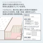 シモンズ シングルマットレス(エッセンシャルSM MDAB17S16) 3枚目画像