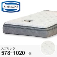 シモンズ ポケットコイルマットレス(6.5 GVスイートユーロトップ AB17S15)
