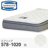 シモンズ ポケットコイルマットレス(6.5NFスイートユーロトップ AB17S14)