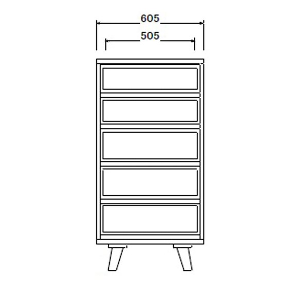 ハイチェスト(CW60 WN)【島忠ホームズ商品】 9枚目画像