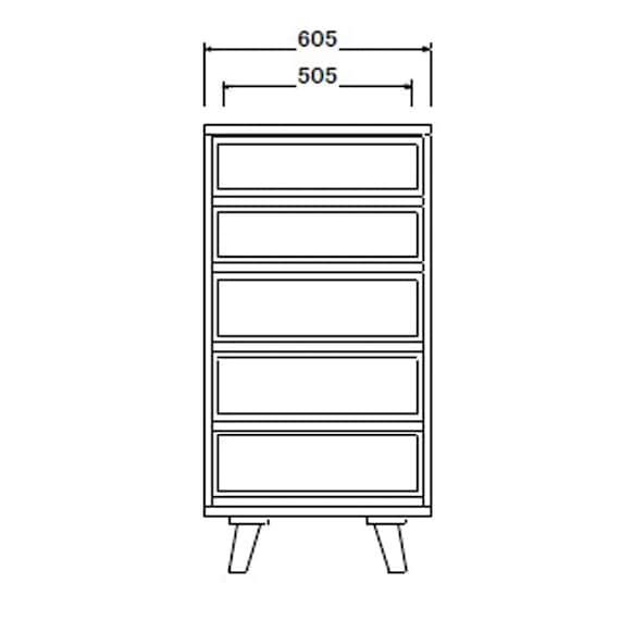 ハイチェスト(CW60 WN)【島忠ホームズ商品】 9枚目画像