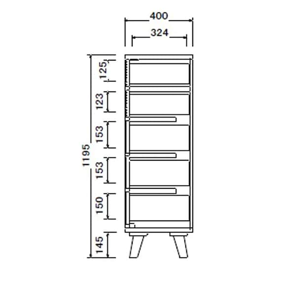 ハイチェスト(CW60 WN)【島忠ホームズ商品】 10枚目画像
