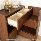 ローチェスト(CW80-4伸長LCスマート WN)【島忠ホームズ商品】 15枚目画像