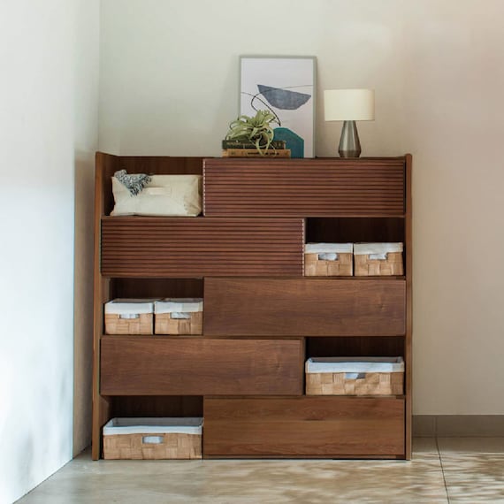 ハイチェスト(CW80伸長 WN)【島忠ホームズ商品】 9枚目画像