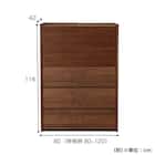 ハイチェスト(CW80伸長 WN)【島忠ホームズ商品】 19枚目画像