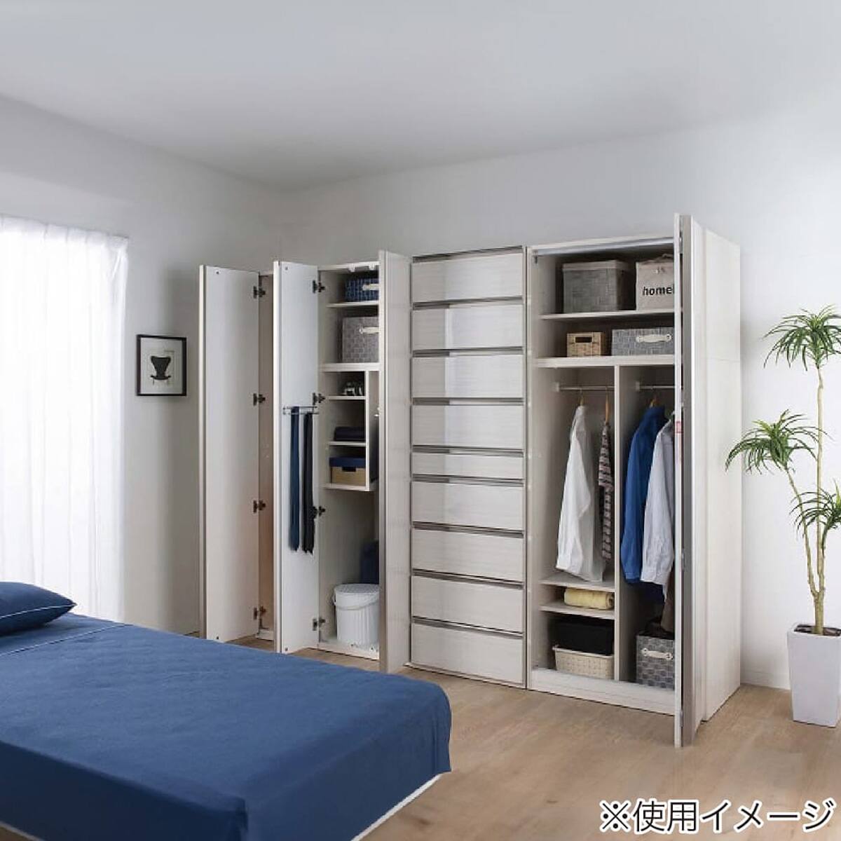 ⑪ ご購入ありがとうございました。ワールドローブ　(税込み) ワードローブ(ケース60WD WH木目)【島忠ホームズ商品】 | ニトリネット