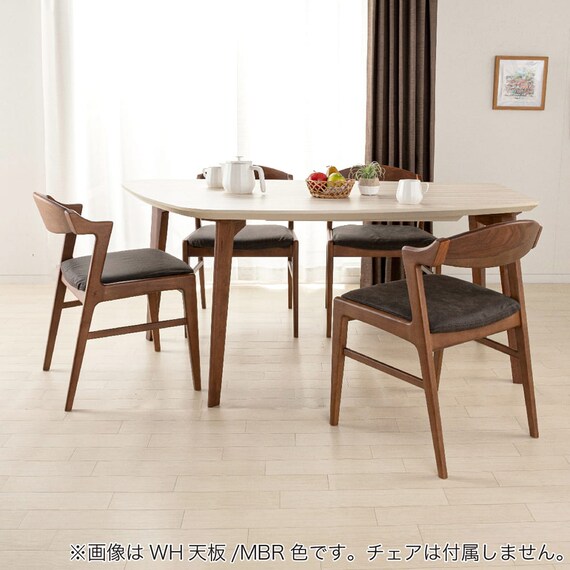 ダイニングテーブル(エスト160変型L LBR)【島忠ホームズ商品】 11枚目画像