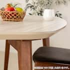 ダイニングテーブル(エスト160変型L LBR)【島忠ホームズ商品】 12枚目画像