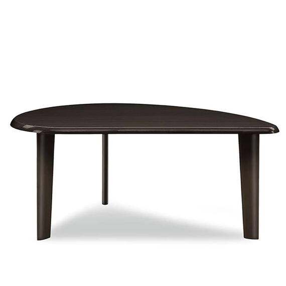 ダイニングテーブル(カルバ160変型 R BK)【島忠ホームズ商品】 1枚目画像