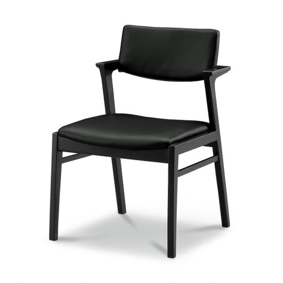 ダイニングチェア(ラテ02 BK)【島忠ホームズ商品】 1枚目画像