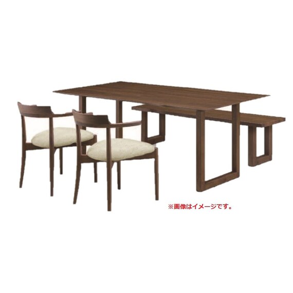 ダイニングベンチ(ラテ130 MBR脚)【島忠ホームズ商品】 2枚目画像