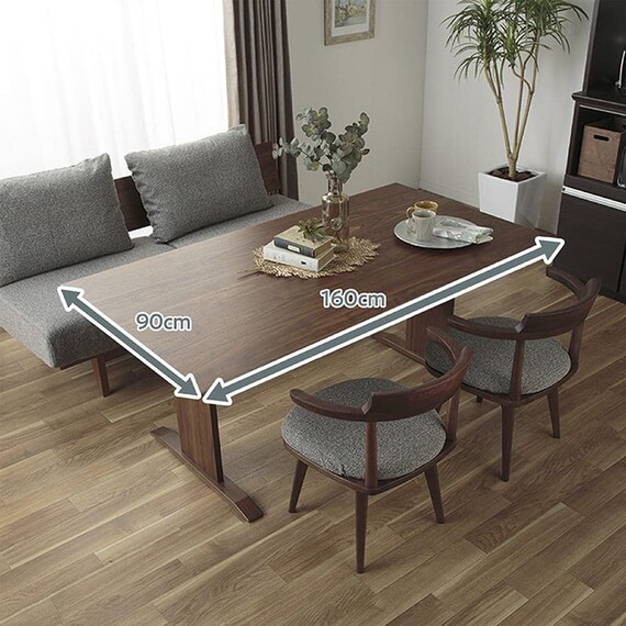 リビングダイニングテーブル(リッジ2 160テーブル 直線)【島忠ホームズ商品】 5枚目画像