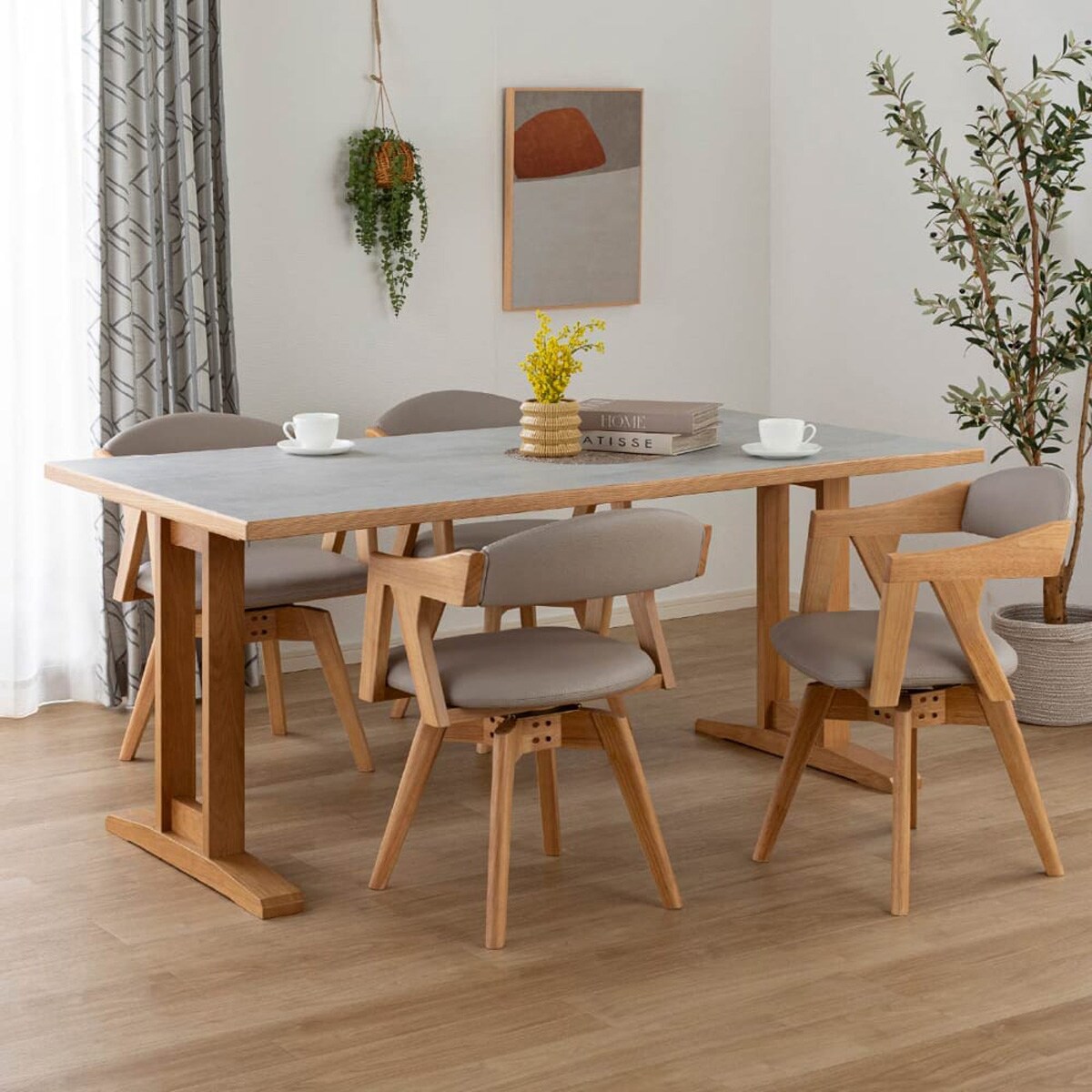 都内23区送料無料❗️ ニトリ　ダイニングテーブル　回転チェア　ダイニングセット✨ ダイニング テーブル セット 回転 椅子 | ニトリネット【公式】 家具