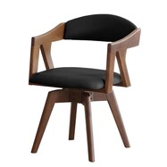 回転式ダイニングチェア(マージ MBR/BK)【島忠ホームズ商品】