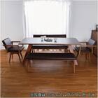 リビングダイニング2人掛けチェア(ウォルト130 LBR)【島忠ホームズ商品】 6枚目画像