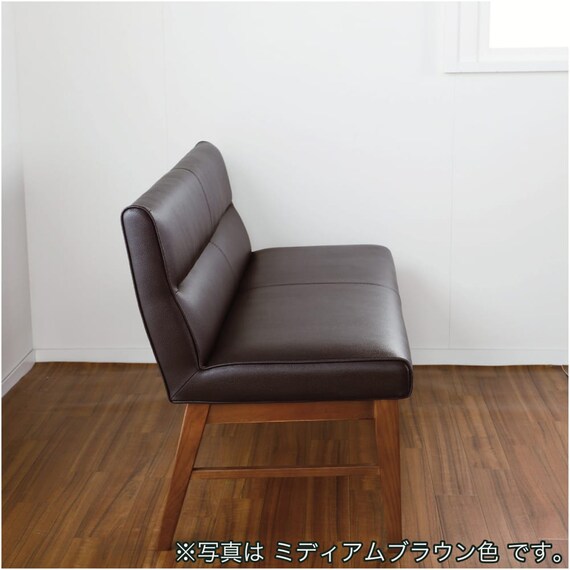 リビングダイニング2人掛けチェア(ウォルト130 LBR)【島忠ホームズ商品】 13枚目画像