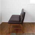 リビングダイニング2人掛けチェア(ウォルト130 LBR)【島忠ホームズ商品】 15枚目画像