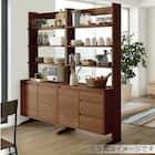 サイドキャビネット(クロレ80DR)【島忠ホームズ商品】 2枚目画像