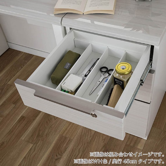 サイドチェスト(グレイン 奥行60cm WH)【島忠ホームズ商品】 4枚目画像