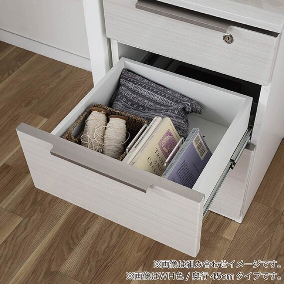 サイドチェスト(グレイン 奥行60cm WH)【島忠ホームズ商品】 5枚目画像