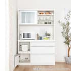 キッチンボード(クロス1000 ホワイト)【島忠ホームズ商品】 2枚目画像